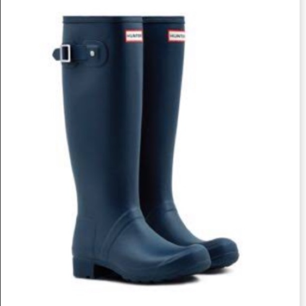 Hunter Original Tour Rain Boots - Navy
